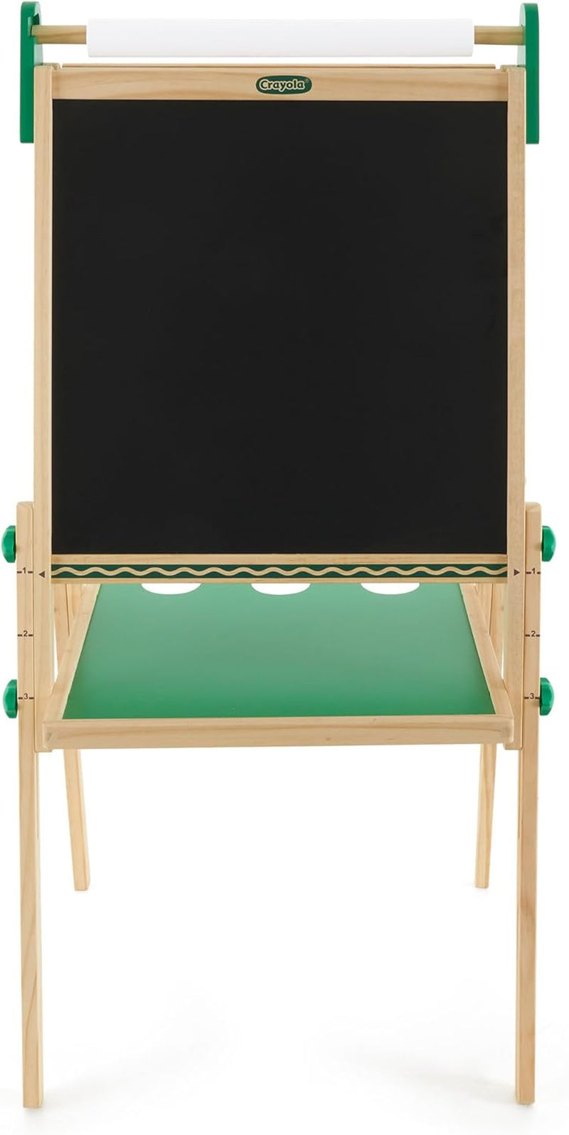 Wooden Art Easel for Kids, 2-In-1 Dry Erase Board & Chalkboard, Gifts for Toddlers, Ages 3, 4, 5
