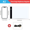 A3/A4/A5 Level Dimmable Led Drawing Pad Board Trace Photographs and Reference Images