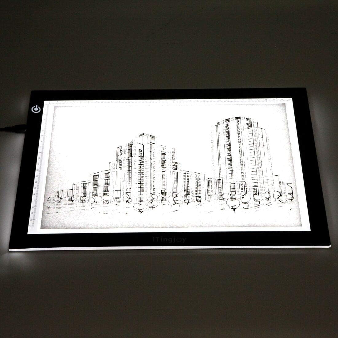 A4 LED Light Box 9X12 Inch Light Pad Only 5Mm Ultra-Thin USB Power Light Table for Tracing, Tattoo Transferring, Drawing, Streaming, Sketching, Animation, Stenciling, Diamond Art Painting