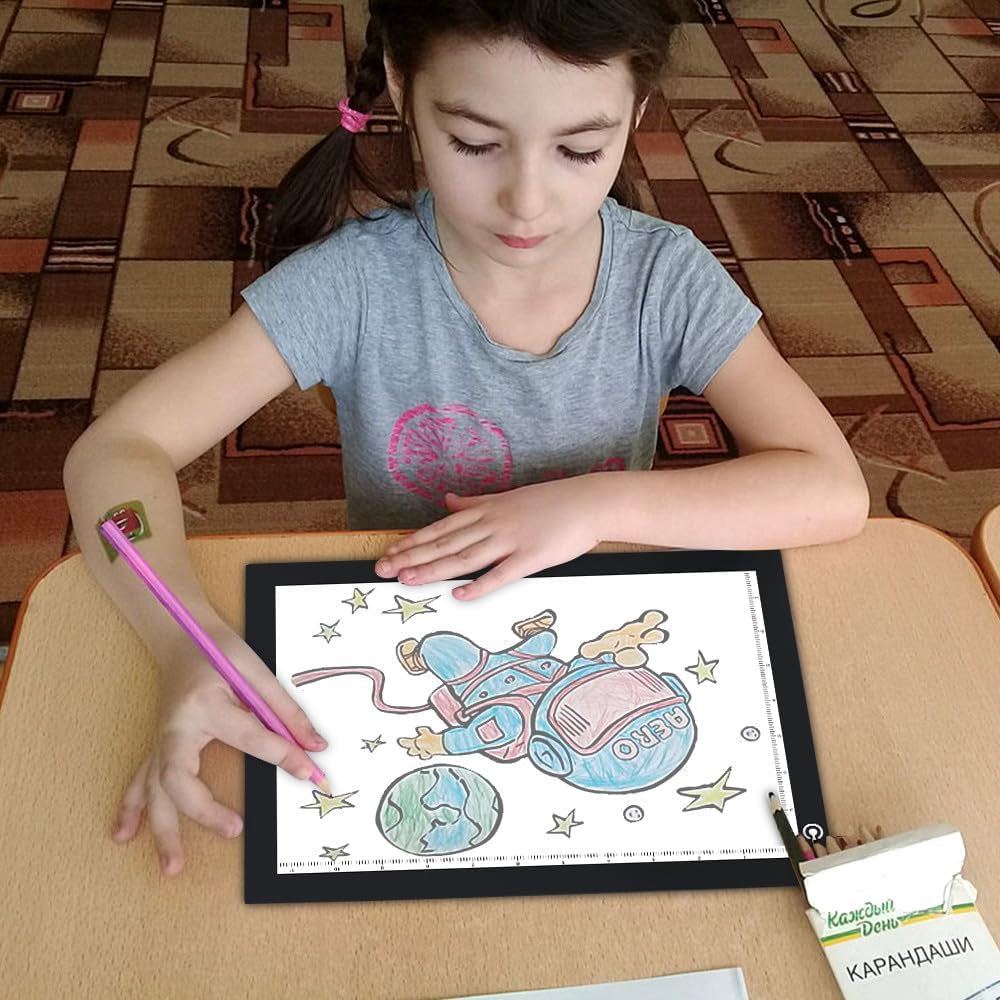 A4 LED Light Box 9X12 Inch Light Pad Only 5Mm Ultra-Thin USB Power Light Table for Tracing, Tattoo Transferring, Drawing, Streaming, Sketching, Animation, Stenciling, Diamond Art Painting